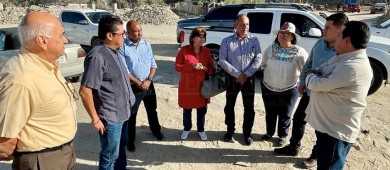 Gobierno de Los Cabos trabaja el proyecto de pavimentación de la prolongación Forjadores, una vía alterna en el vado de Santa Rosa