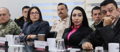 ISMUJERES presenta acciones de la cruzada estatal contra la violencia ante Mesa de Seguridad