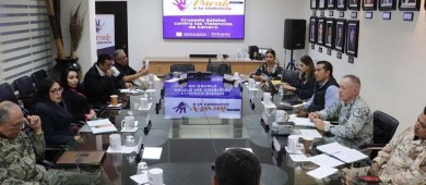 ISMUJERES presenta acciones de la cruzada estatal contra la violencia ante Mesa de Seguridad