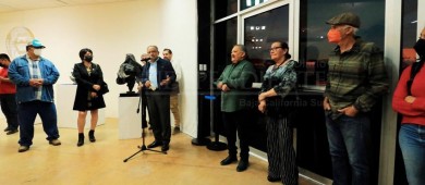 Inauguran exposición de escultura colectiva en la UABCS