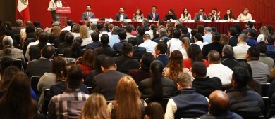 Firma Ayuntamiento de La Paz convenio de Ordenamiento Territorial y Desarrollo Urbano