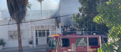 Se incendia Hotel Los Arcos de La Paz