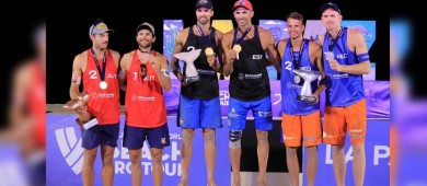 España y USA triunfadores de la copa del Volleyball World Beach La Paz 2023
