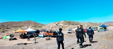 Reporta Seguridad Publica saldo blanco en La Paz durante Semana Santa