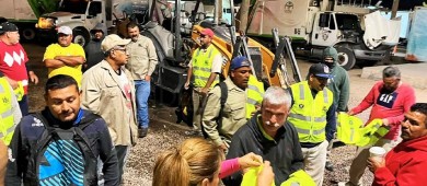 Entrega Servicios Públicos de La Paz material operativo al personal de recolección