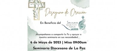 Invitan a apoyar la colecta en favor del Seminario de La Paz