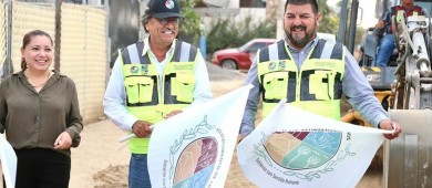 11.2 MDP invierte el Ayto Los Cabos en obras pavimentación de tres calles en CSL