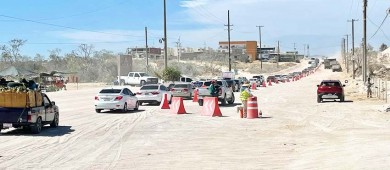 Anuncian autoridades delegacionales que permanece abierta la circulación en la Nicolás Tamaral “La Brecha”