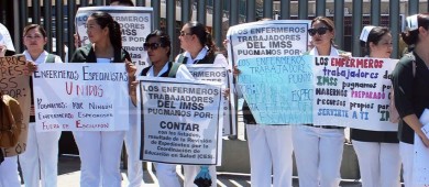 Exige personal de enfermería del IMSS BCS ser incluidas en escalafón