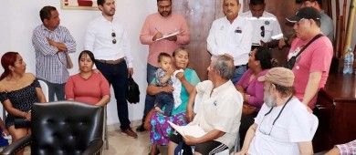 Se manifiestan locatarios del Mercado Popular de CSL para externar sus problemáticas