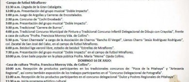 Todo listo para las fiestas de La Pitahaya en Miraflores 2023