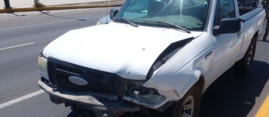 Registra La Paz múltiple choque automovilístico