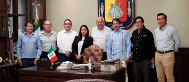 Encuentro del gobernador VCC con el embajador de España en México, Juan Duarte Cuadrado