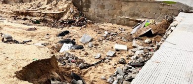 Tras lluvias Servicios Públicos Los Cabos rehabilita avenidas y retira basura de áreas públicas