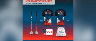 Invita Tránsito Municipal de La Paz a la carrera atlética del Policía con causa