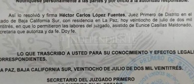 Niegan amparo a ex secretario de finanzas del gobierno de BCS