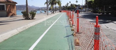 2.7 mdp cuesta la remodelación de la ciclovía del malecón de La Paz