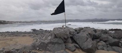 Por incremento de oleaje, todas las playas en CSL quedaran cerradas: ZOFEMAT