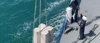 Semar incrementa bloques de cemento en santuario de la vaquita marina