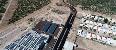 Avanza la pavimentación con carpeta asfáltica en la calle Palma Real