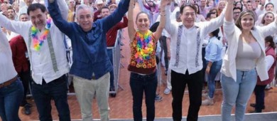 Sheinbaum da la bienvenida a priistas y figuras adheridas: 'Queremos una mayoría muy amplia'