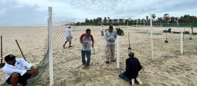 Amplían corral de incubación de huevo de tortuga ubicado en el humedal Josefino