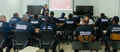 21 policías municipales son capacitados en Formación Especializada en la Aplicación de Protocolo para Atención de Niñas, Niños, Adolescentes y Mujeres Víctimas de Violencia