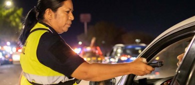 17 personas fueron detenidas en La Paz por no pasar el alcoholímetro