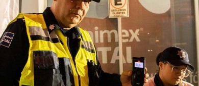 17 personas fueron detenidas en La Paz por no pasar el alcoholímetro