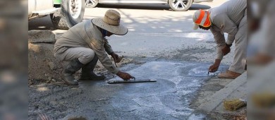 Se han rehabilitado casi 1,200 baches en Los Cabos con el programa “Bacheo tras fuga”
