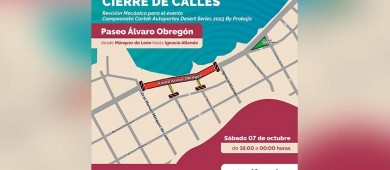 Este sábado estará cerrado a la circulación el malecón de La Paz