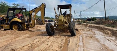 Escurrimientos y algunas calles dañadas, saldo en Los Cabos por las lluvias de “Lidia”