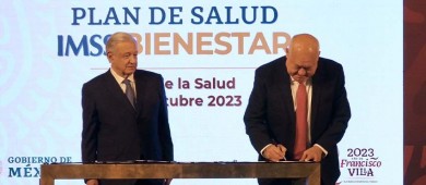 Firma el gobernador Castro Cosío acuerdo de federalización del sistema IMSS-Bienestar