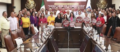 Presenta el gobierno de BCS la estrategia “Zona libre de corrupción”