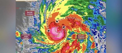 SMN: Mantiene huracán "Norma" su trayectoria a Baja California Sur