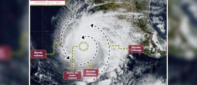 Suspensión temporal de actividades deportivas por huracán "Norma" en el estado de Baja California Sur