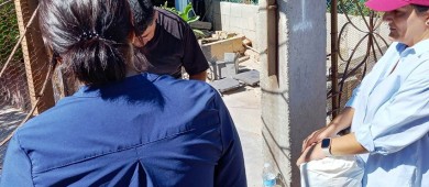 Entrega Ayuntamiento La Paz apoyos a familias de la Ampliación Lázaro Cárdenas Rinconada