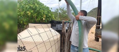 Más de 750 familias fueron atendidas con el plan emergente de entrega de agua en pipas tras el paso del huracán “Norma”: OOMSAPAS La Paz