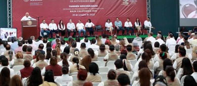 Reconoce el gobernador Castro Cosío el invaluable apoyo de programas federales de bienestar en BCS