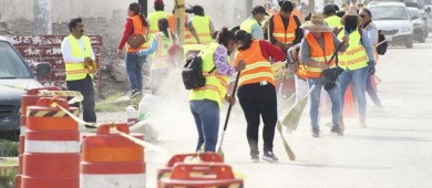 Arrancó el Programa de Empleo Temporal para la reconstrucción de La Paz