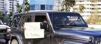 AMLO desestima caravana que exige reconstrucción en Acapulco: 'traen carteles de Xóchitl Gálvez'