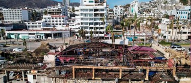 AMLO promete 3 mil cuartos de hoteles y torneo de tenis en Acapulco tras Otis