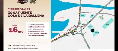 El cierre de vialidades para la Baja 1000 será a partir de este 14 de noviembre