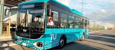 “Desconoce” alcaldesa de La Paz el costo de las nuevas unidades de transporte público