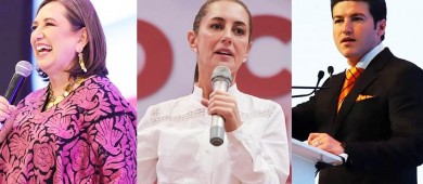 Xóchitl, Sheinbaum y Samuel García inician precampañas rumbo a la Presidencia