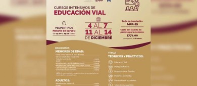 Abren cursos intensivos de Educación Vial para jóvenes y adultos de La Paz