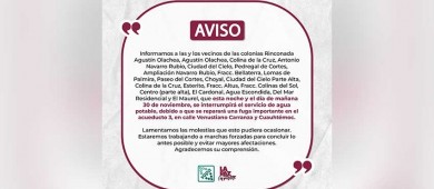 Inicia OOMSAPAS La Paz reparación de fuga de agua en las calles de Carranza y Cuauhtémoc
