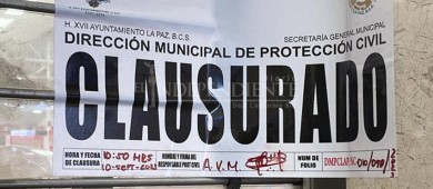Por incumplimiento en normas de seguridad, PC La Paz clausuró 23 comercios en 2 meses