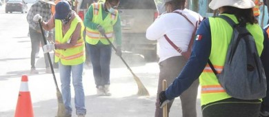 Realiza Servicios Públicos limpieza de ciclovías y avenidas principales de La Paz