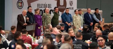 Enaltece el gobernador Castro Cosío la labor de los elementos policiacos de BCS